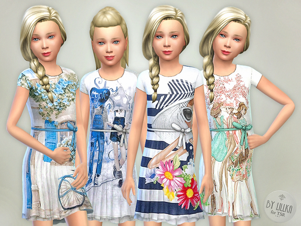 Sims 4 Designer Dresses Collection P17 by lillka at TSR