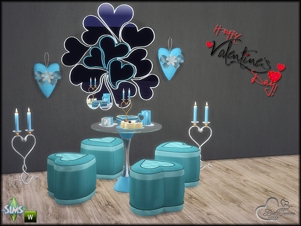 Sims 4 Valentine Love set by BuffSumm at TSR