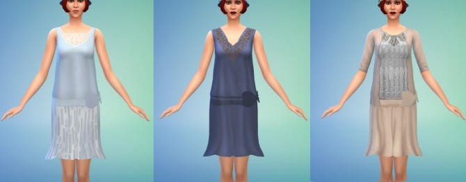 Sims 4 Tora Dress Set at Budgie2budgie