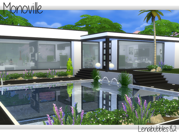 Sims 4 Monoville house by lenabubbles82 at TSR