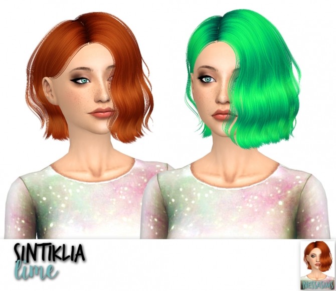 Sims 4 Sintiklias Lana, Lime and Rihanna hair recolors at Nessa Sims