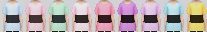 Sims 4 Powerpuff Baggy Shirt at Kalewa a