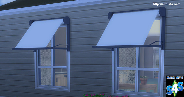 Sims 4 Modern Window Awning at Simista