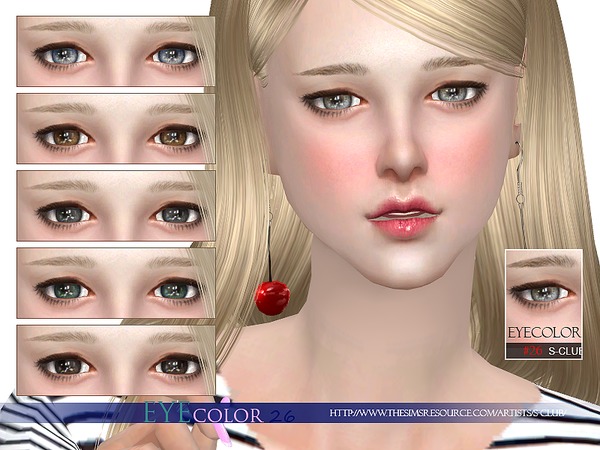 Sims 4 Eyecolor 26 by S Club WM at TSR