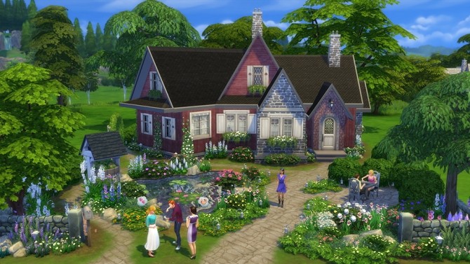 Sims 4 9 Awesome Romantic Garden Stuff Lots by SimGuruDrake at The Sims™ News