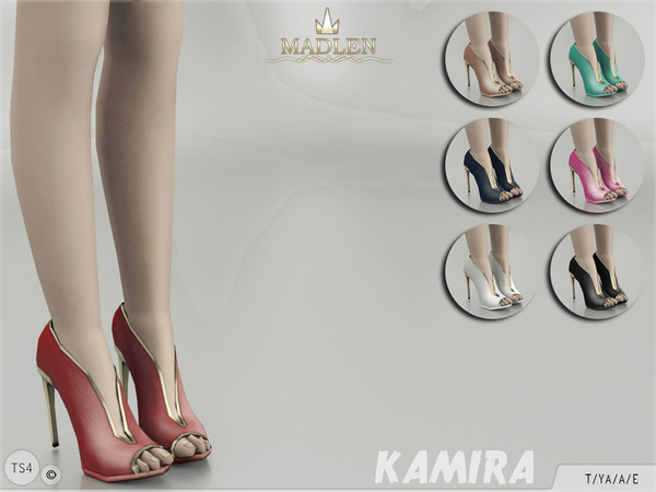 Sims 4 Madlen Kamira Boots by MJ95 at TSR