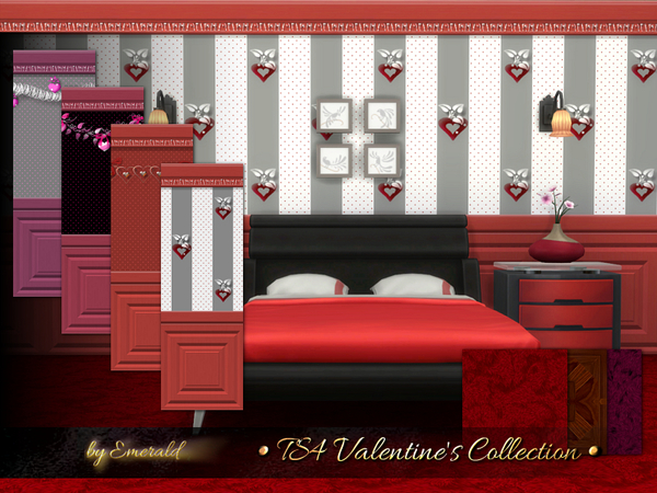 Sims 4 Valentines Collection wallpapers by emerald at TSR