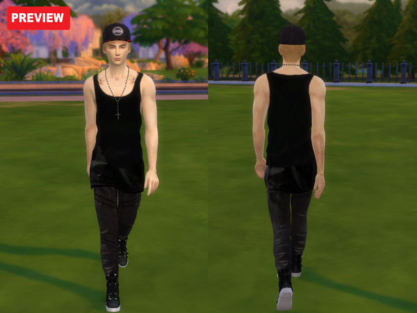 Sims 4 Bieber Fever Pants by McLayneSims at TSR