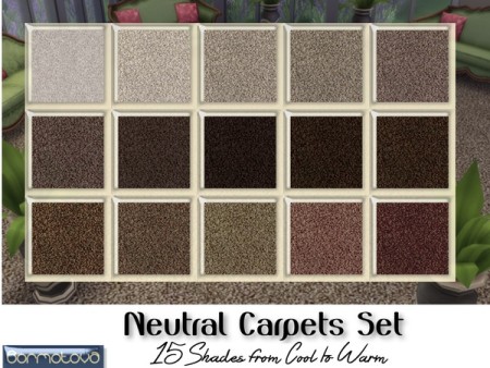 Neutral Carpets Set by abormotova at TSR