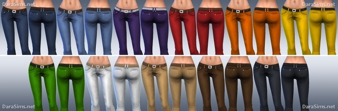 Female Jeans at Dara Sims » Sims 4 Updates