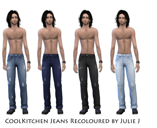 Sims 4 Male Cool Kitchen Jeans at Julietoon – Julie J