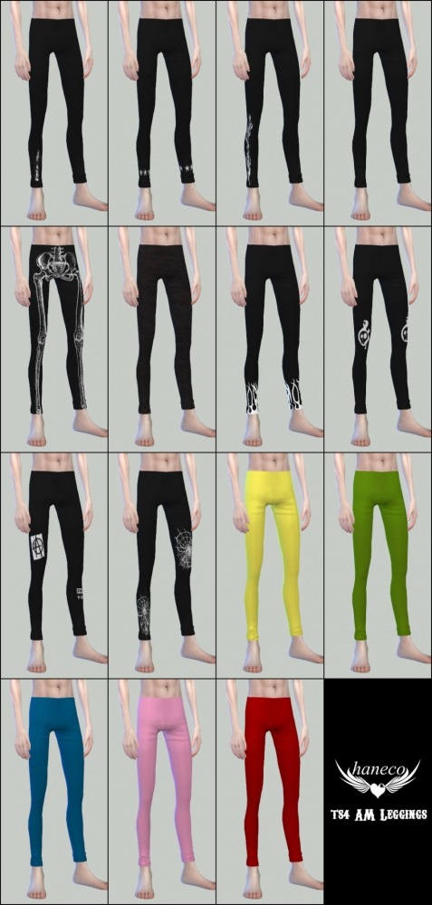 TS4 Half pants & Leggings at HANECO’S BOX » Sims 4 Updates
