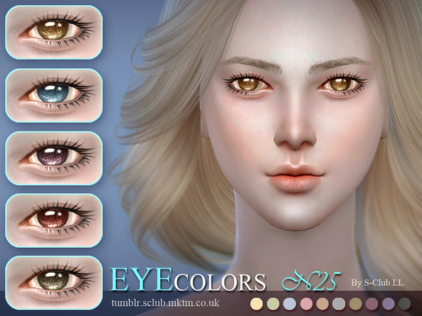 Sims 4 Eyecolor 25 by S Club LL at TSR