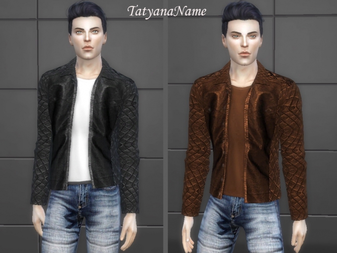 Rocker Jacket at Tatyana Name » Sims 4 Updates