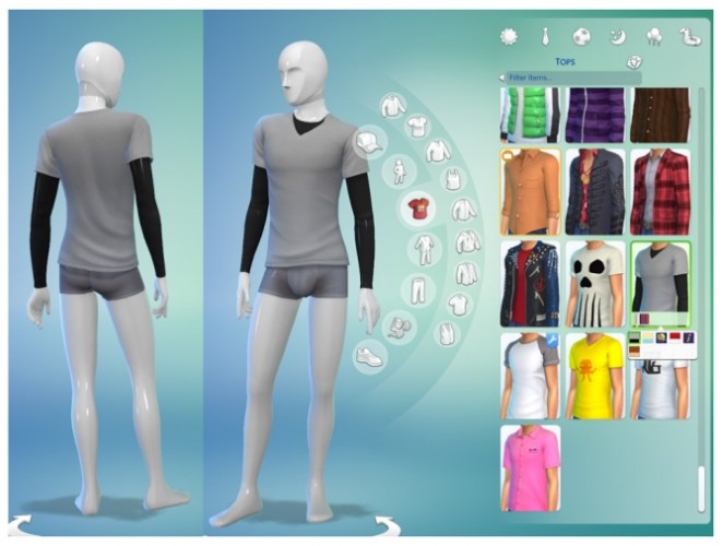 Layered Tees For Males by Menaceman44 at Mod The Sims » Sims 4 Updates