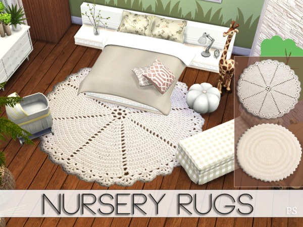 Sims 4 Nursery Rugs by Pralinesims at TSR