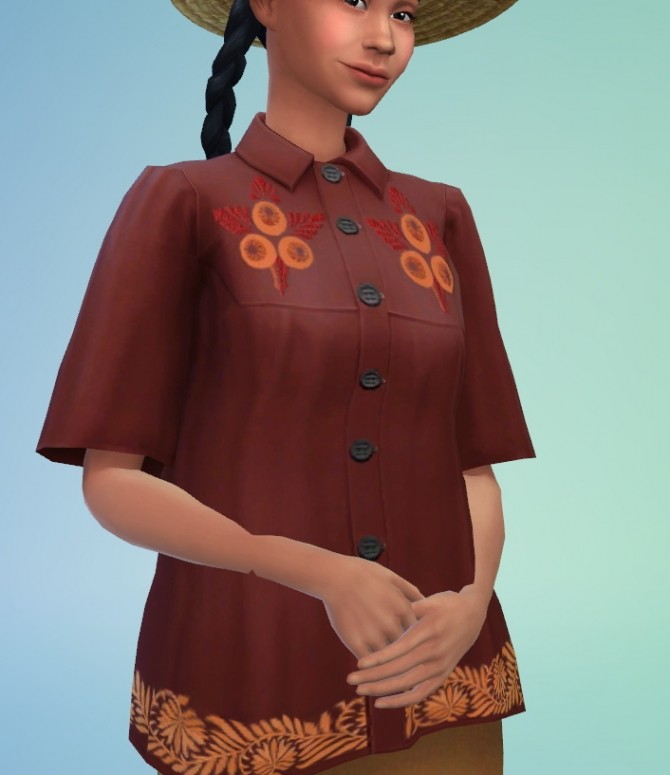 Sims 4 Karin blouse at Budgie2budgie