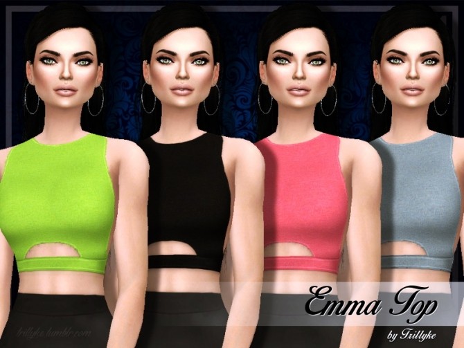 Sims 4 Emma Top at Trillyke