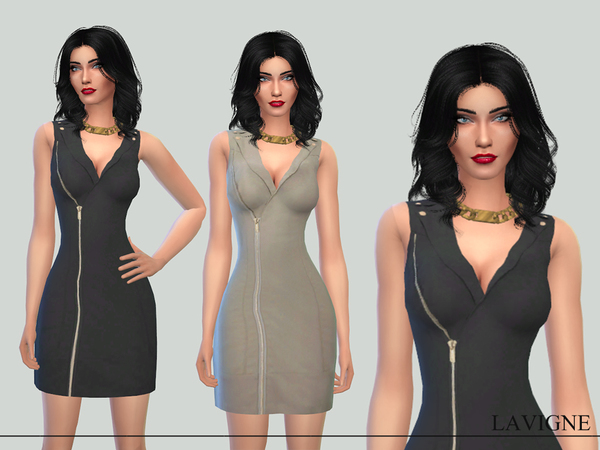 Sims 4 Lelly Dress by Karla Lavigne at TSR