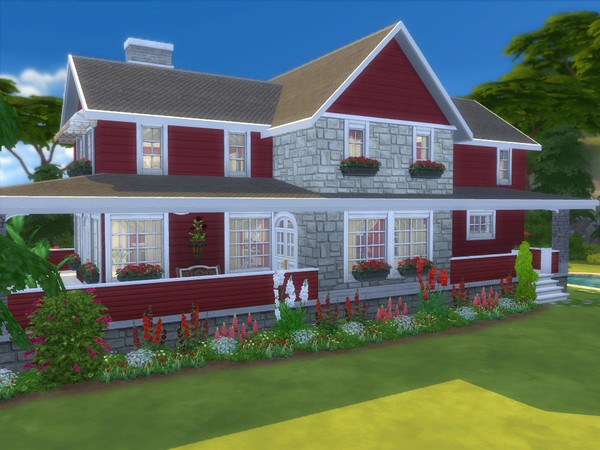 Sims 4 The Hickory house by sharon337 at TSR