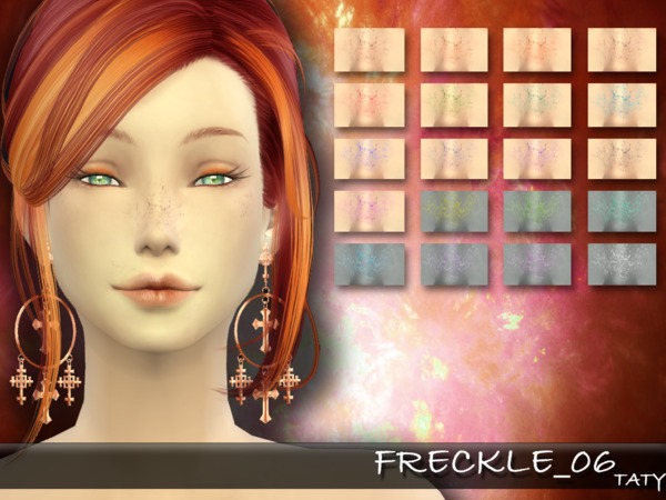 Sims 4 Taty Freckle 06 by tatygagg at TSR