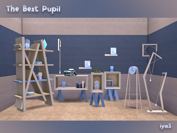 Sims 4 The Best Pupil set by soloriya at TSR