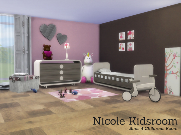 Sims 4 Nicole Kidsroom by Angela at TSR