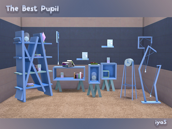 Sims 4 The Best Pupil set by soloriya at TSR