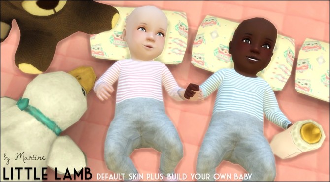 Sims 4 Little lamb skin + DIY baby at Martine’s Simblr