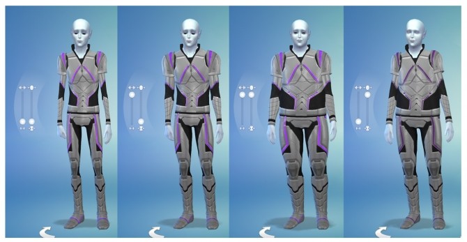 Sims 4 Male Alien Suit in 6 Designs by Menaceman44 at Mod The Sims