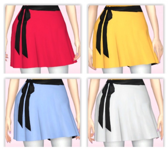 Sims 4 Romance Skirt by Annabellee25 at SimsWorkshop
