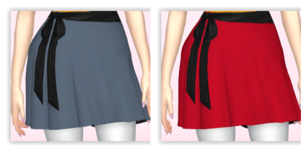 Sims 4 Romance Skirt by Annabellee25 at SimsWorkshop