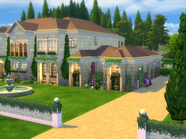 Sims 4 Step Into Luxury home by sharon337 at TSR