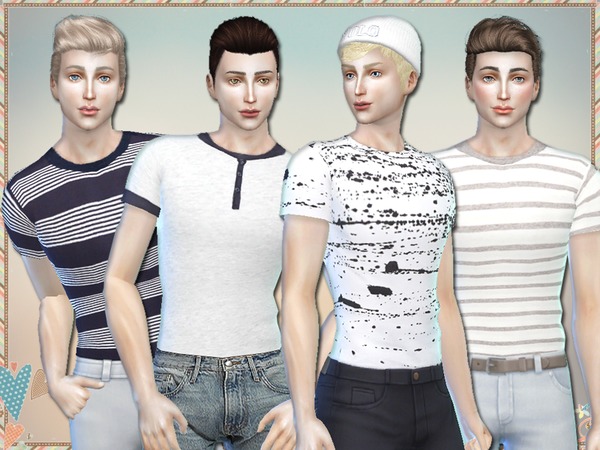 Sims 4 Act Once T Shirts For Men by Simlark at TSR