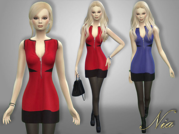 Sims 4 Tank Dress by Nia at TSR