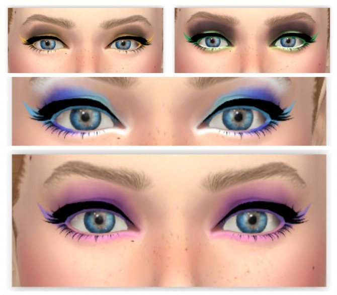 Sims 4 Long Eyeliner by Annabellee25 at SimsWorkshop