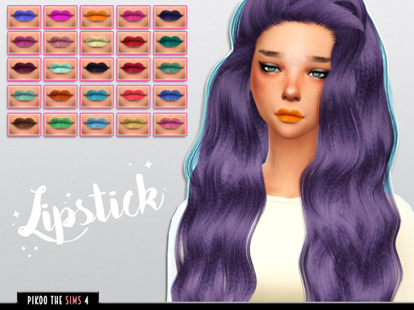 Sims 4 Lipstick 03 by Pikoo at TSR