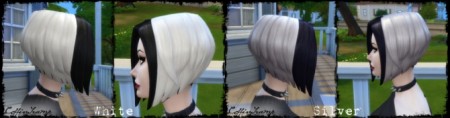 26 Chunky Highlight Recolors of Short Wedge Female Hair by CoffinTramp at Mod The Sims