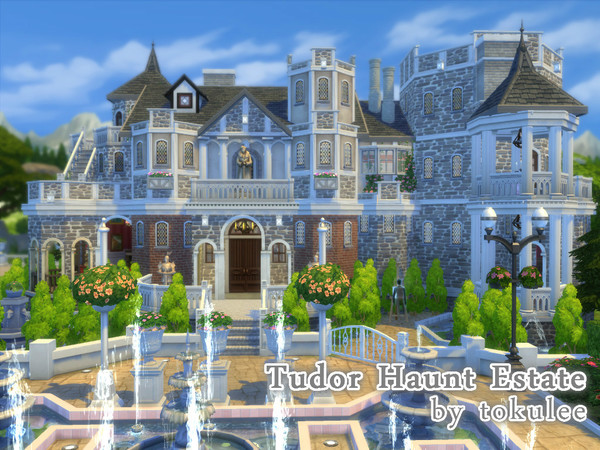 Sims 4 Tudor Haunt Estate by leetoku at TSR