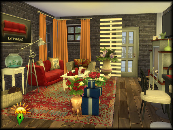 Sims 4 Honeymoon house by Solny at TSR