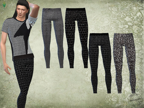 Sims 4 Fancy Black and White Outfit Set by Fritzie.Lein at TSR
