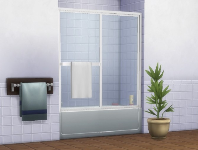 Sims 4 Backless Double Delight showertub by plasticbox at Mod The Sims