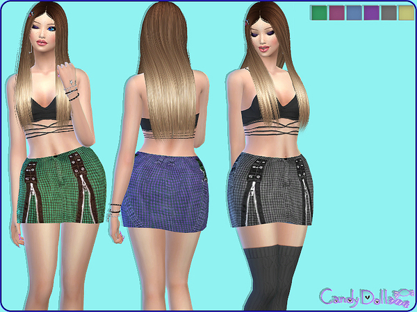 Sims 4 CandyDoll Cute Skirts by DivaDelic06 at TSR
