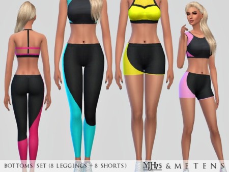Neon Sports Bottoms by Metens at TSR