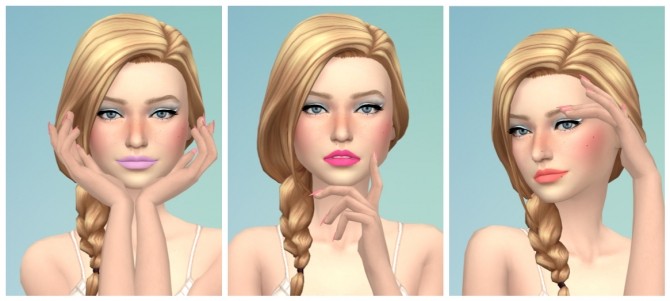 Sims 4 Thick & Smooth Lipstick by Annabellee25 at SimsWorkshop