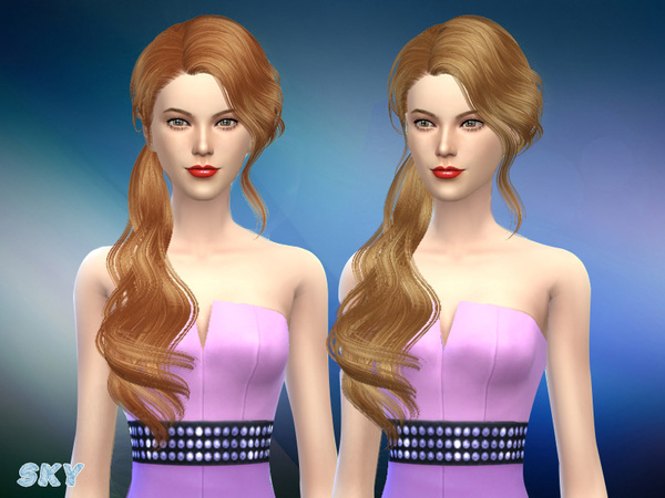 Sims 4 Hair 086 by Skysims at TSR
