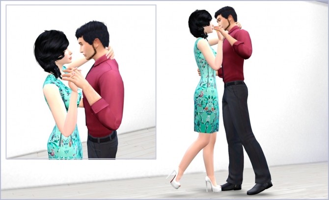 Sims 4 Slow dance poses at Rethdis love