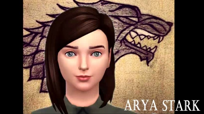 Sims 4 Arya Stark (Maisie Williams) by simgazer at Mod The Sims