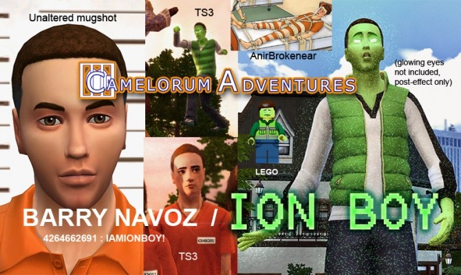 Sims 4 Barry Navoz / Ion Boy from Camelorum Adventures by BulldozerIvan at Mod The Sims