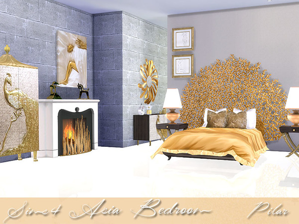 Sims 4 Asias Bedroom by Pilar at TSR